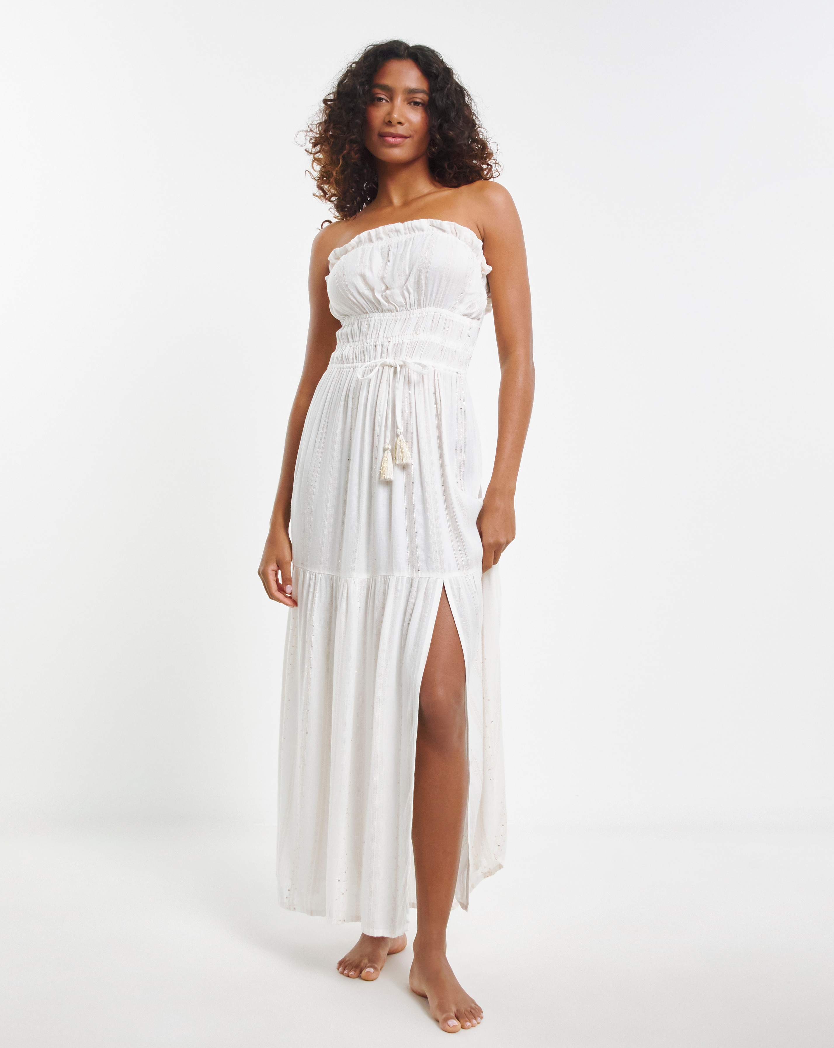 MAGISCULPT Bandeau Maxi Beach Dress