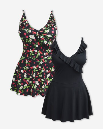 Value 2 Pack Ruffle Swimdresses