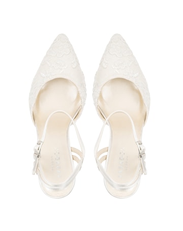 Paradox London Fauna Lace Wedding Heels