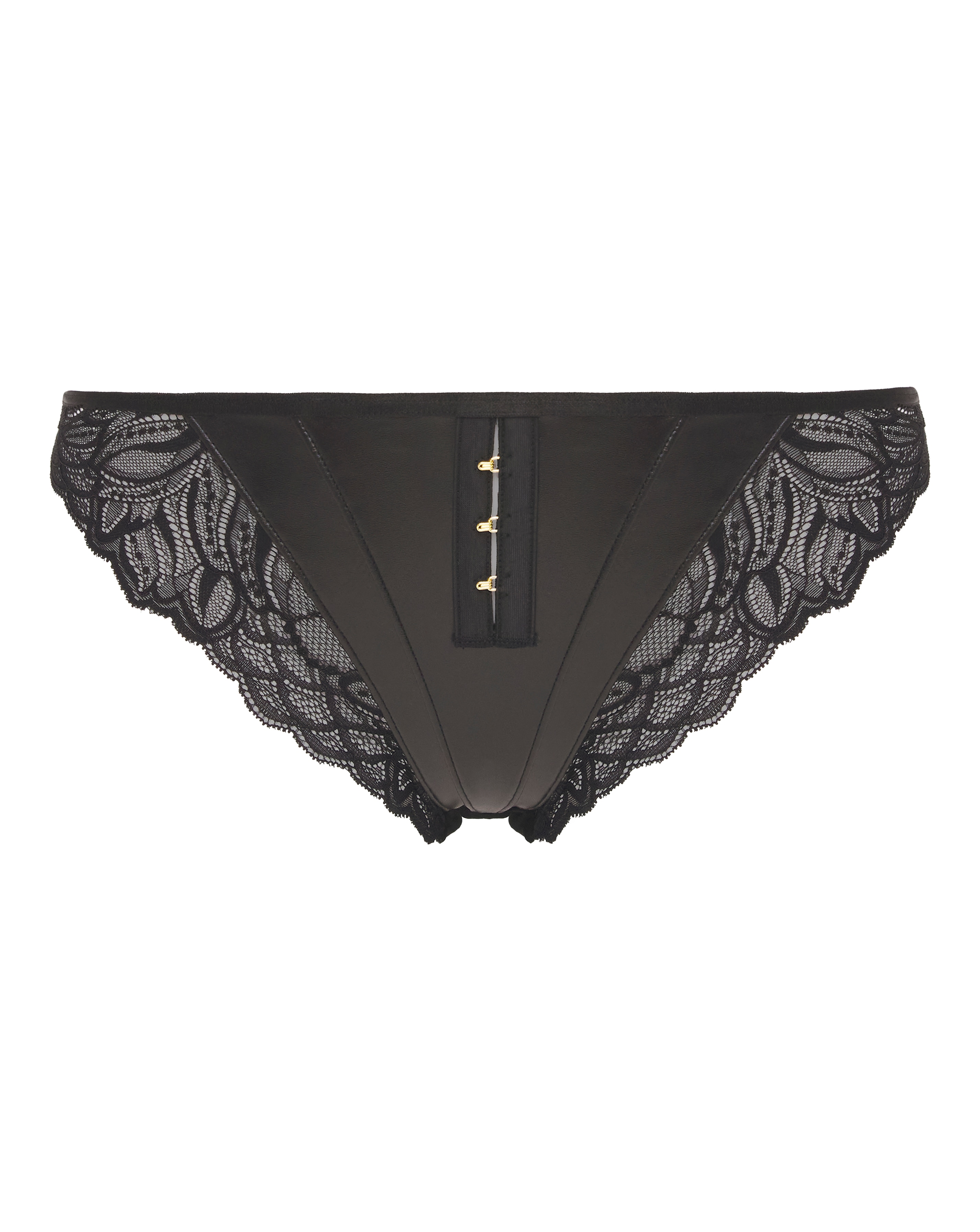 Figleaves Erin Leather & Lace Brazilian