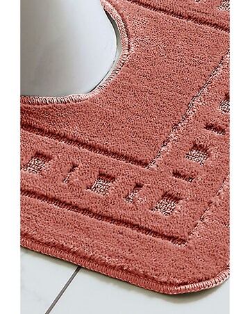 Catherine Lansfield Armoni Bath and Pedestal Mat Set