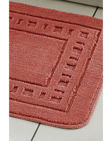 Catherine Lansfield Armoni Bath and Pedestal Mat Set