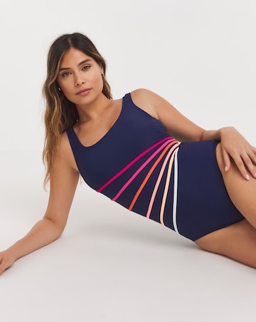 Sports Piping Swimsuit