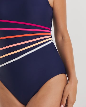 Sports Piping Swimsuit