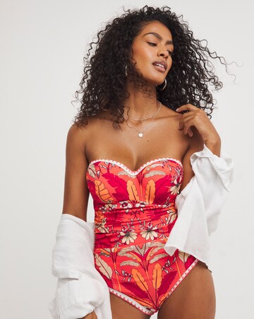 Figleaves Frida Underwired Bandeau Swimsuit