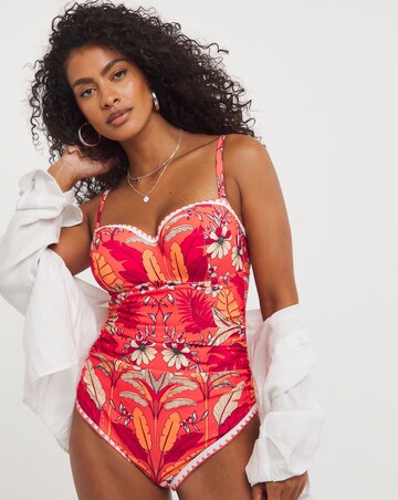 Figleaves Frida Underwired Bandeau Swimsuit