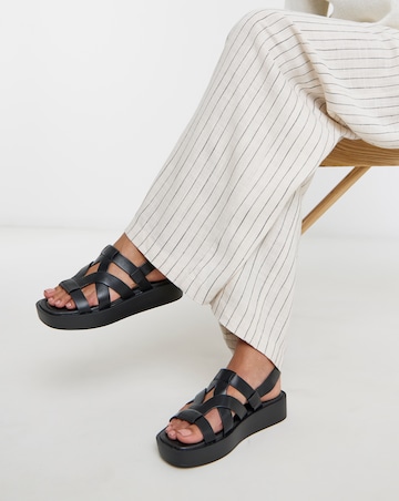 Finch Chunky Fisherman Sandals - Extra Wide Fit (EEE)