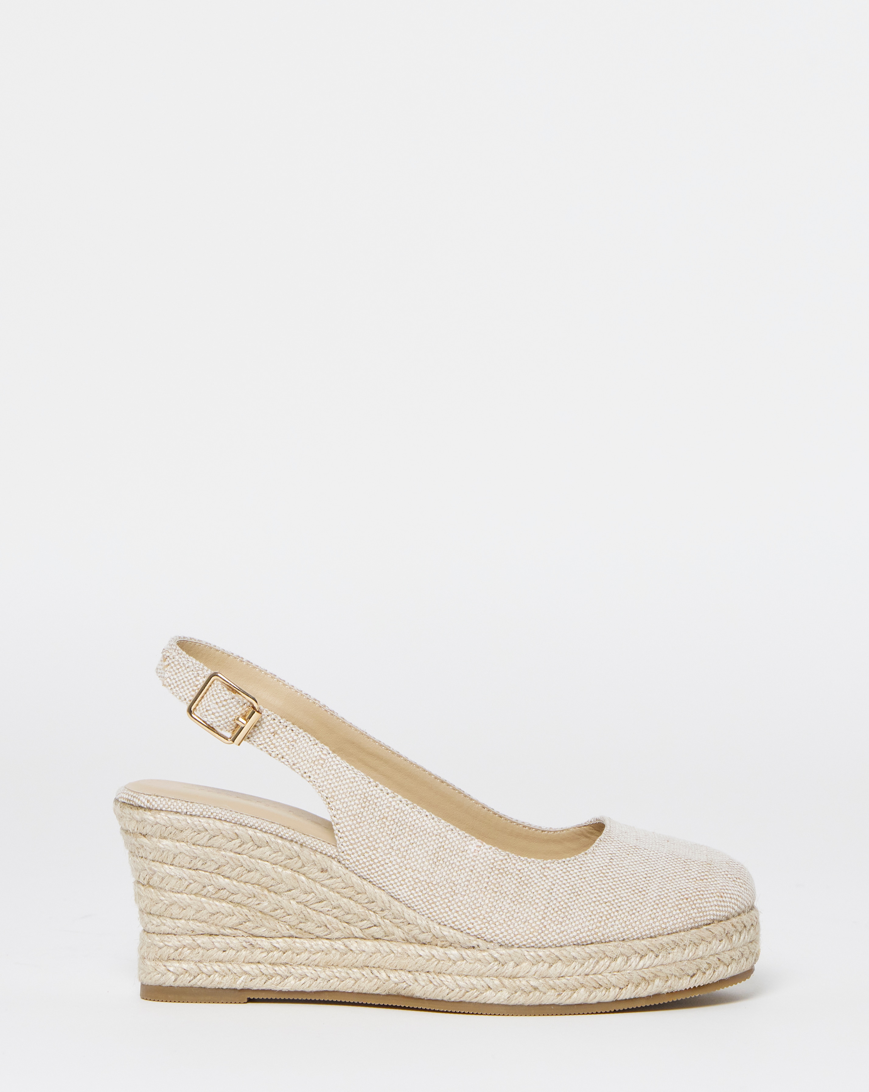 Espadrille Wedge Slingback Wide Fit