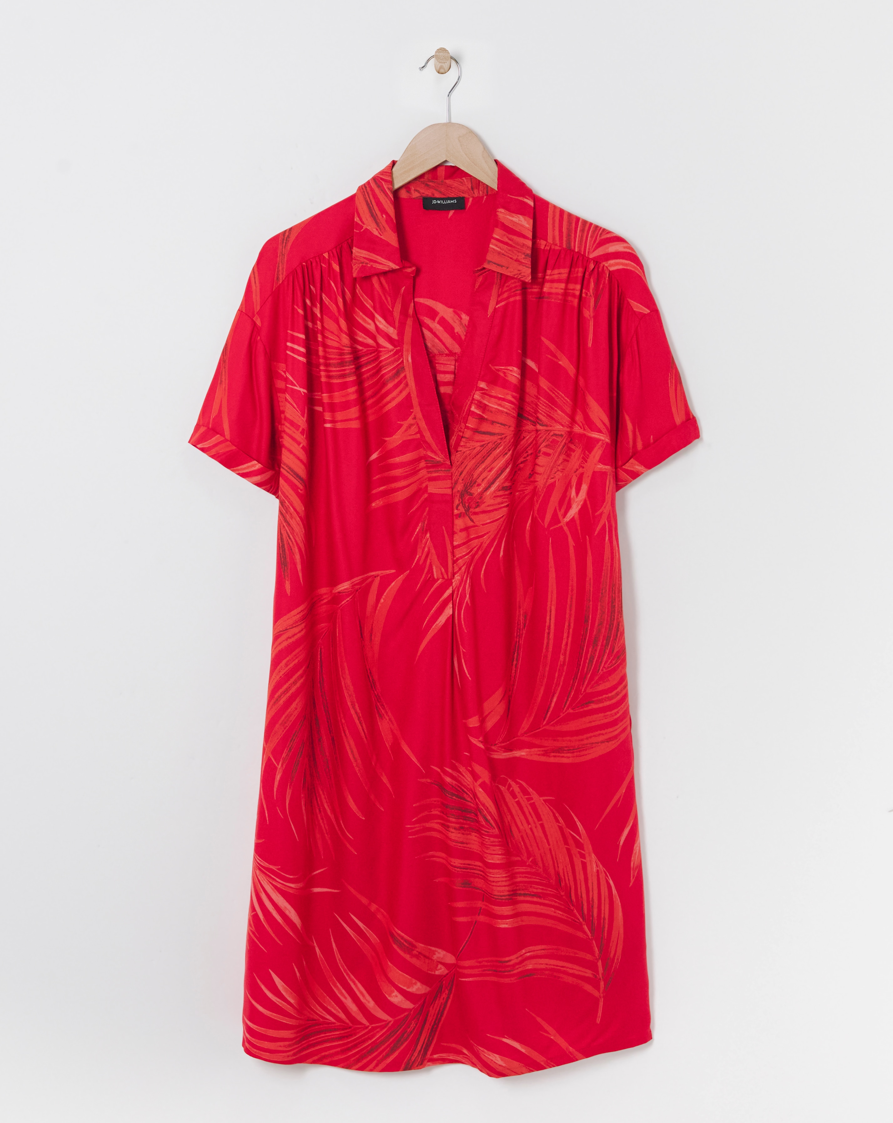 Viscose Twill Relaxed Shirt Dress