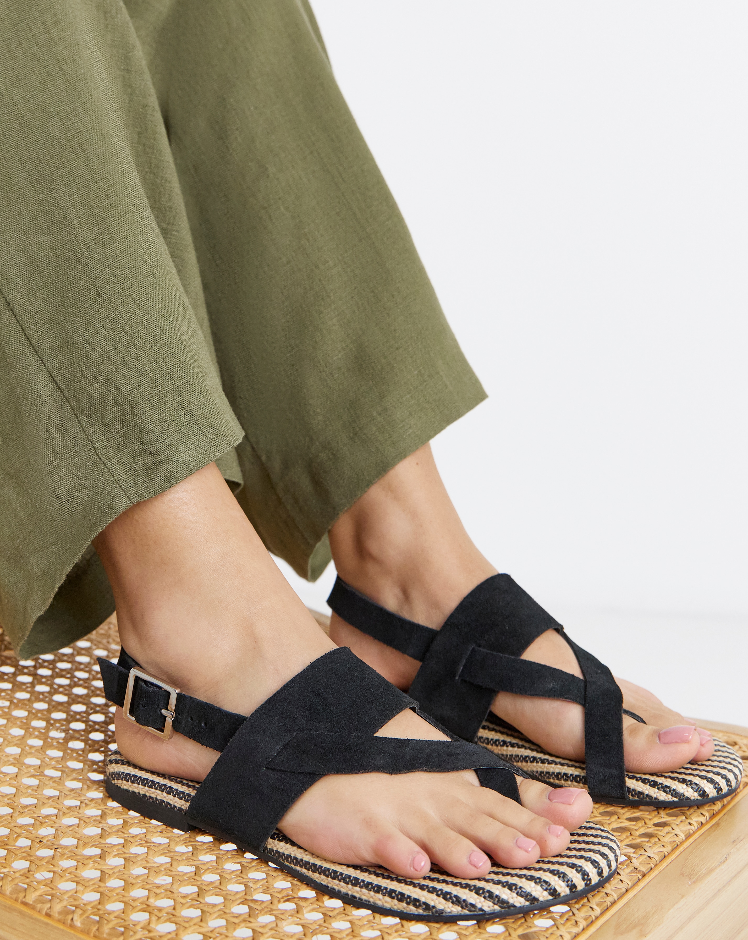 Toe Post Sandals Wide Fit