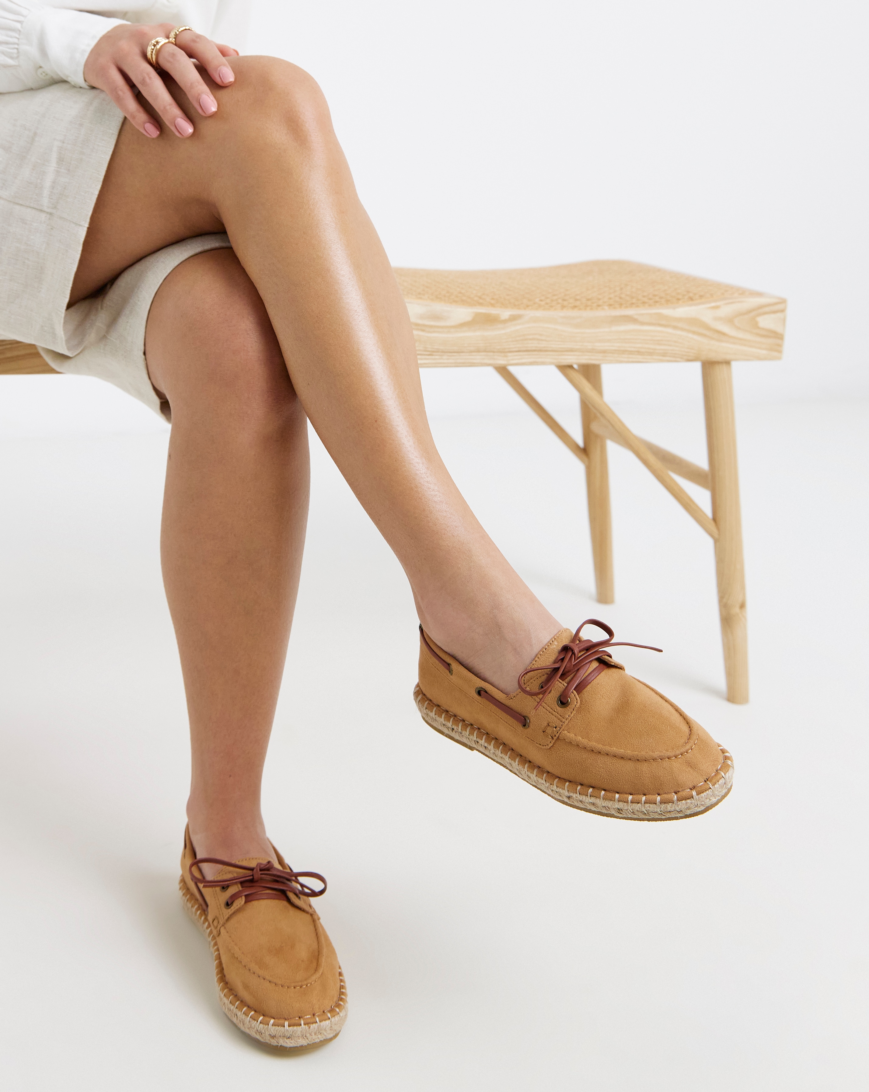 New In - Espadrille Boat Shoe Wide Fit