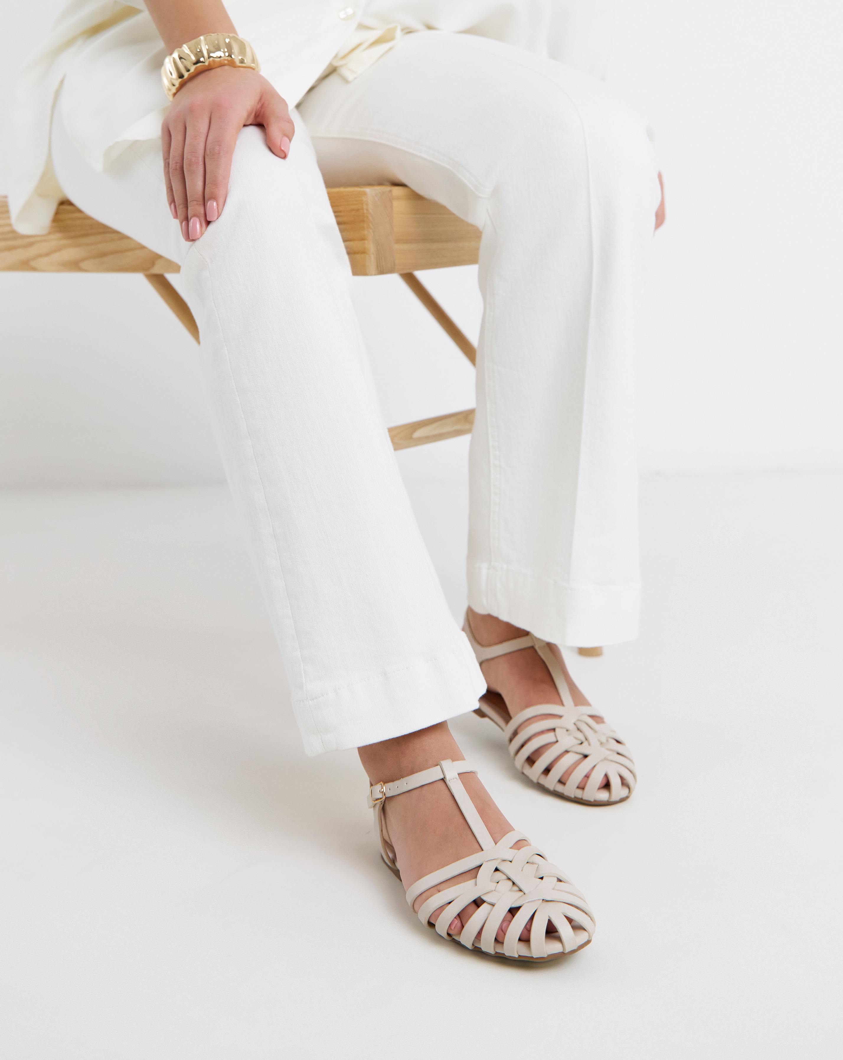 New In - Woven Fisherman Shoes Wide Fit