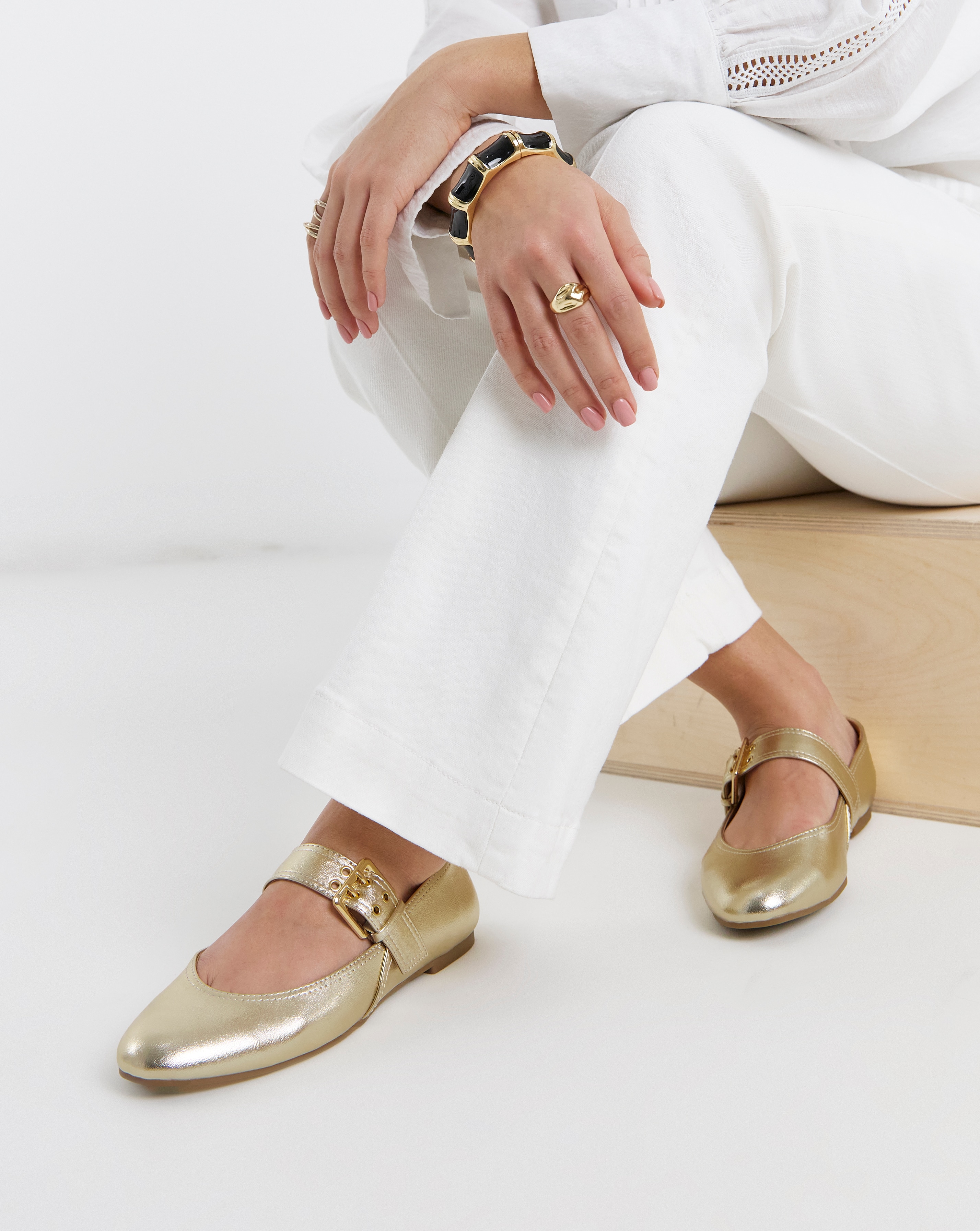 Mary Jane Ballerinas Extra Wide Fit