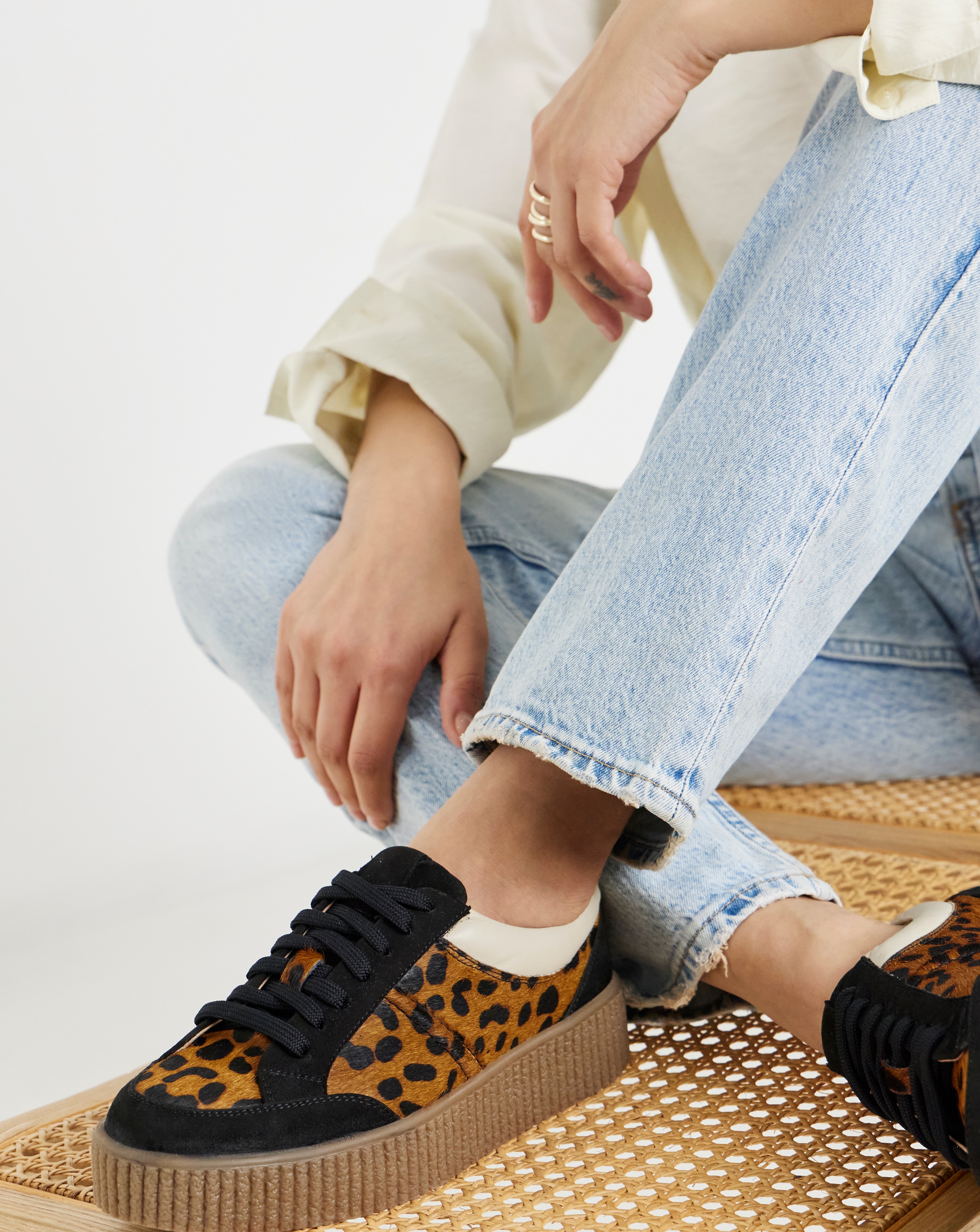 New In - Chunky Lace Up Trainer Extra Wide