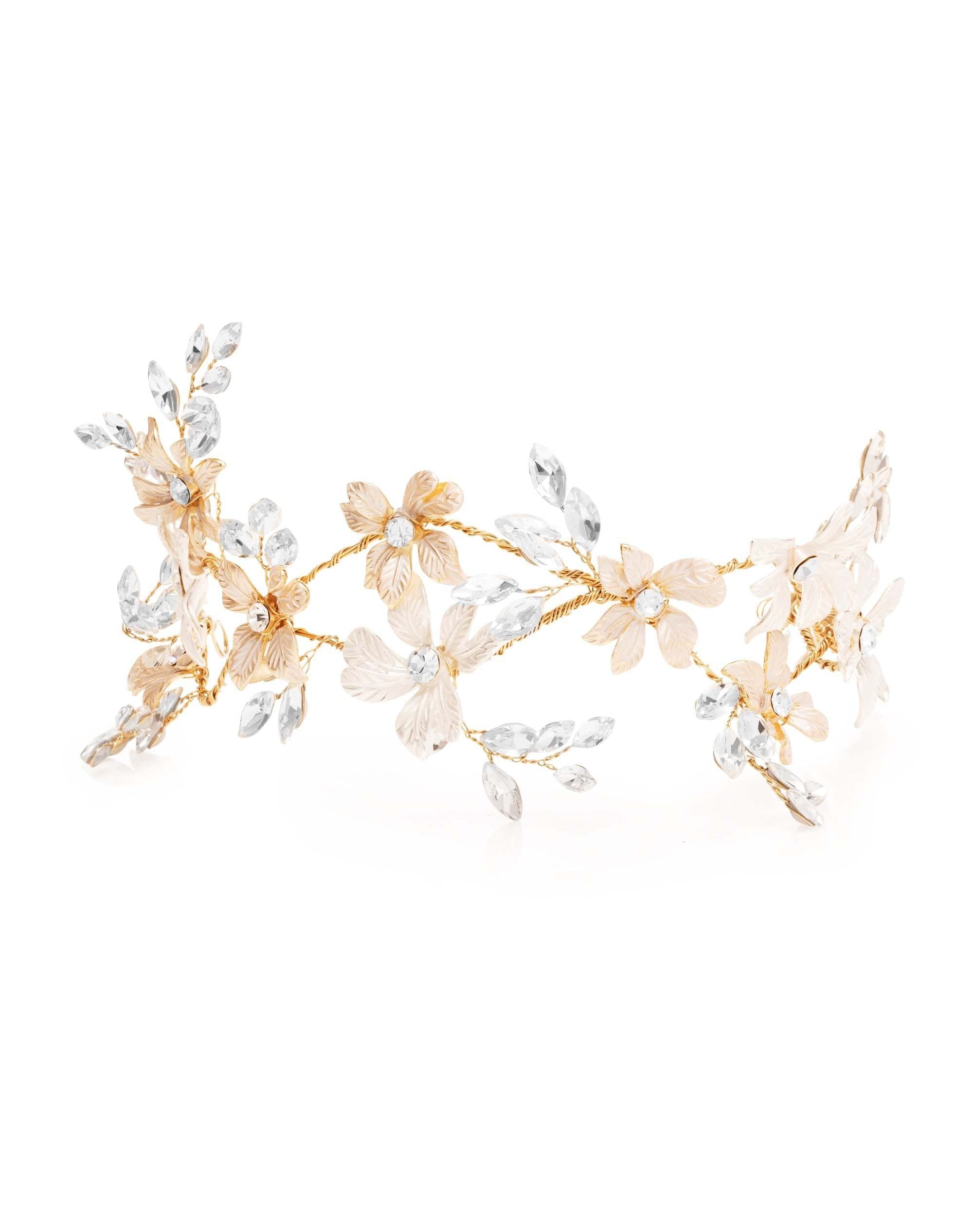 Jon Richard Two Tone Floral Hair Slide
