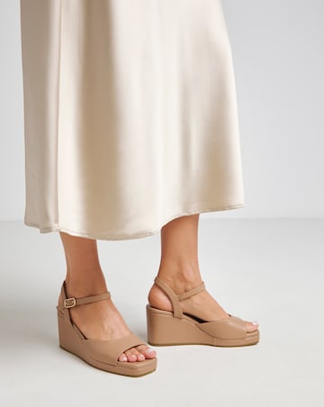 Simply Be Lexia Wedge Sandals - Extra Wide Fit (EEE)