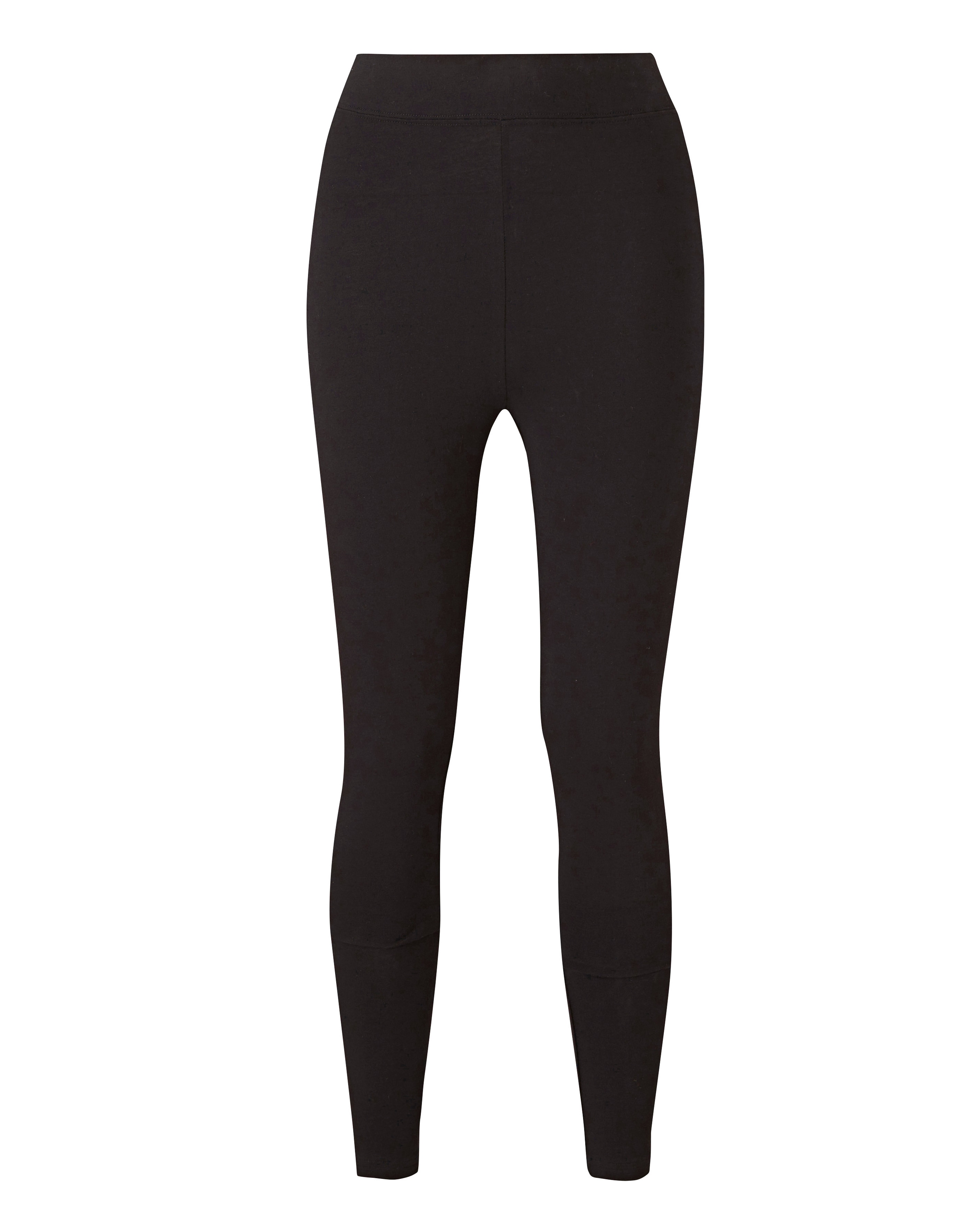 High Waist Cotton Rich Jersey Leggings