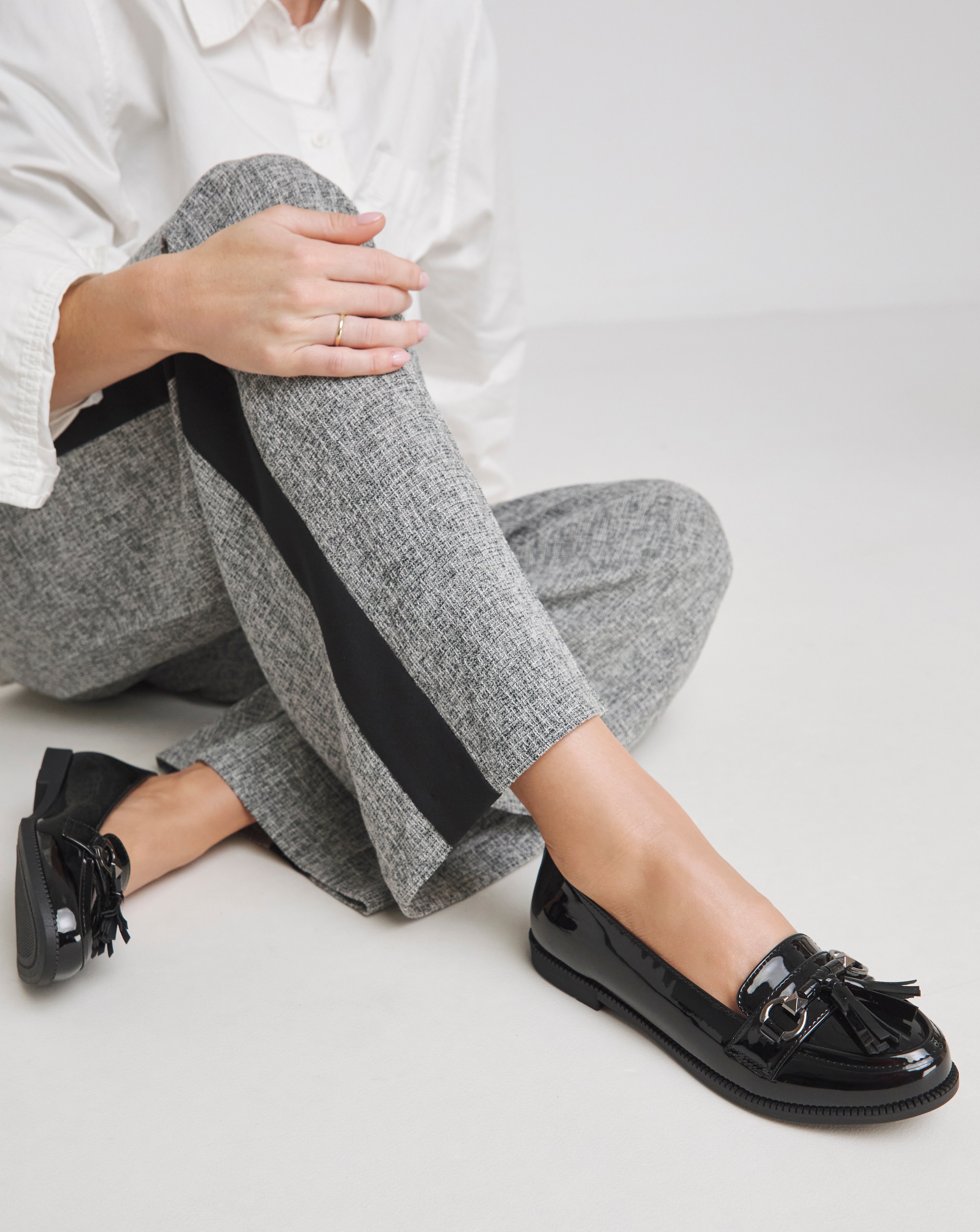 Low Cut Tassel Loafer Wide