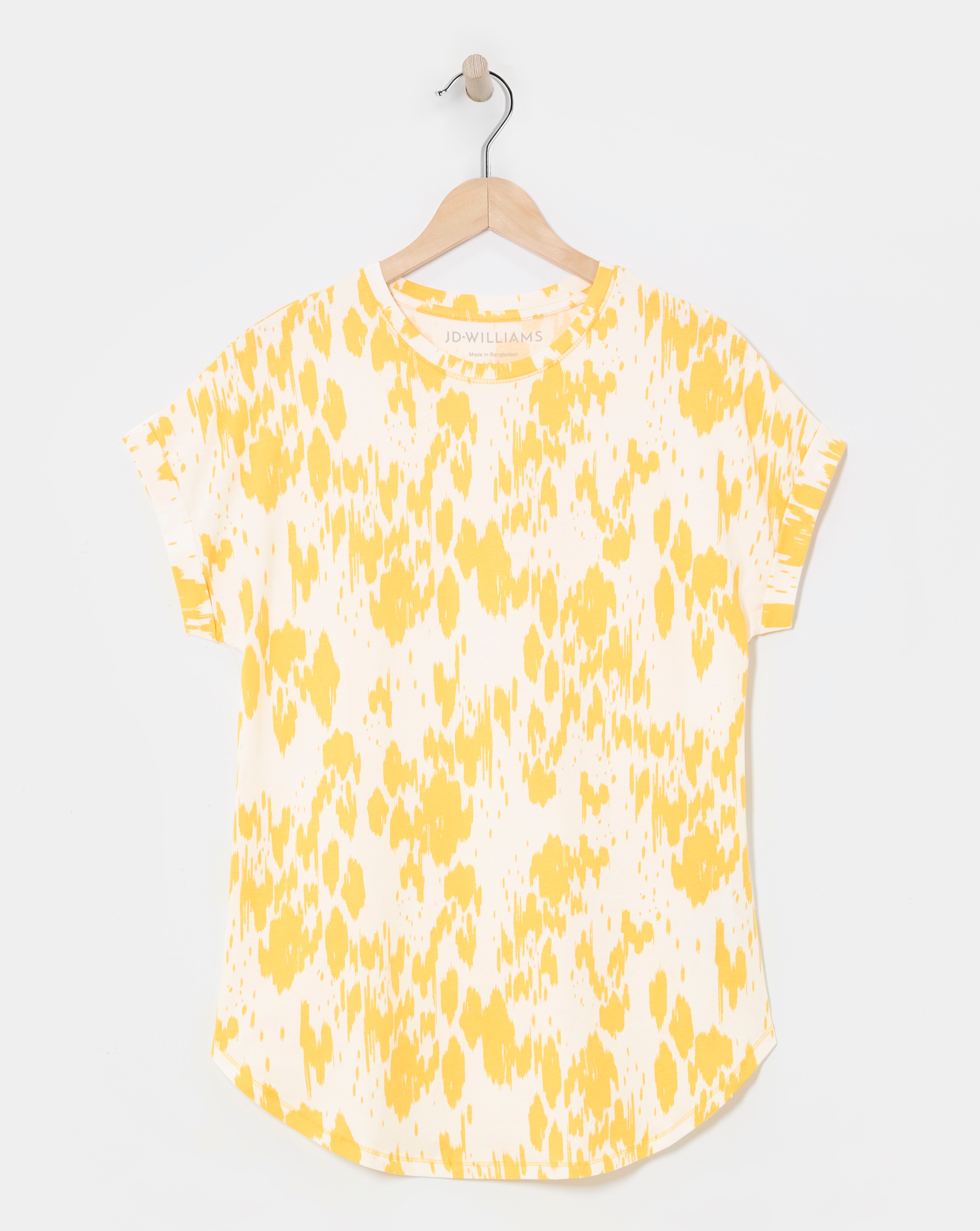 The Longline Short Sleeve Curved Hem