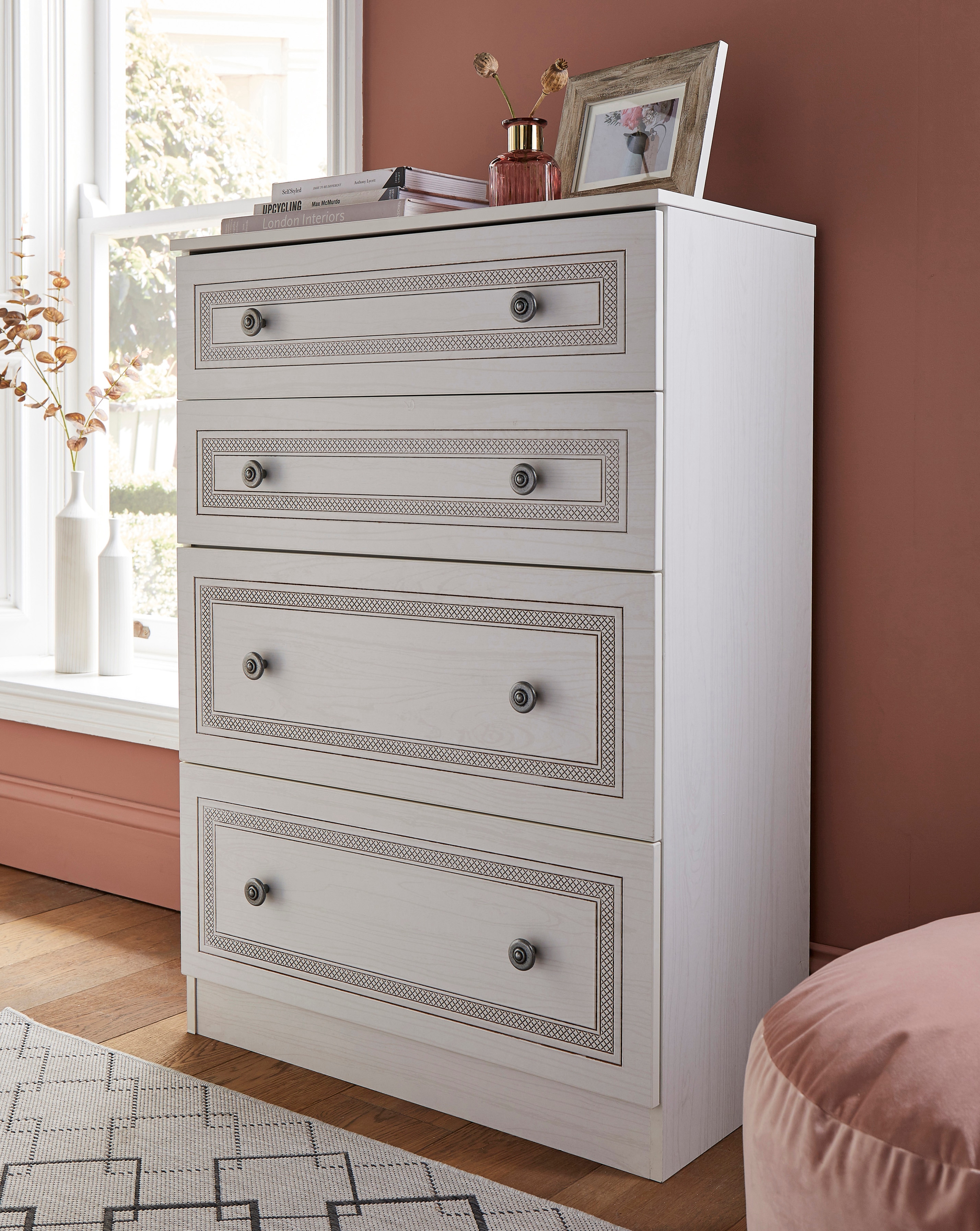 Richmond Assembled 4 Drawer Chest
