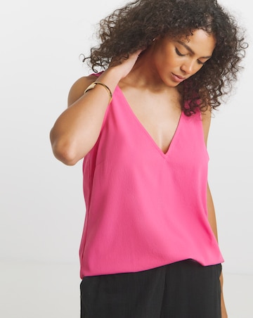 Simply Be Pink V Neck Vest