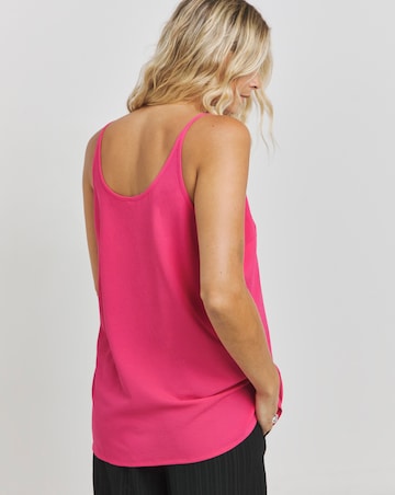 Simply Be Pink Sleeveless Scoop Neck Cami