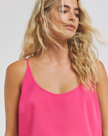 Simply Be Pink Sleeveless Scoop Neck Cami