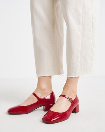 Blithe Low Block Heel Mary Jane - Extra Wide Fit (EEE)