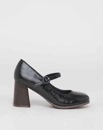 Elodie Vintage Mary Jane Platform Court Shoes - Wide Fit (E)