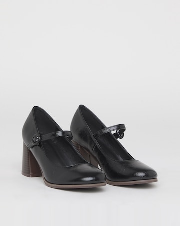 Elodie Vintage Mary Jane Platform Court Shoes - Wide Fit (E)