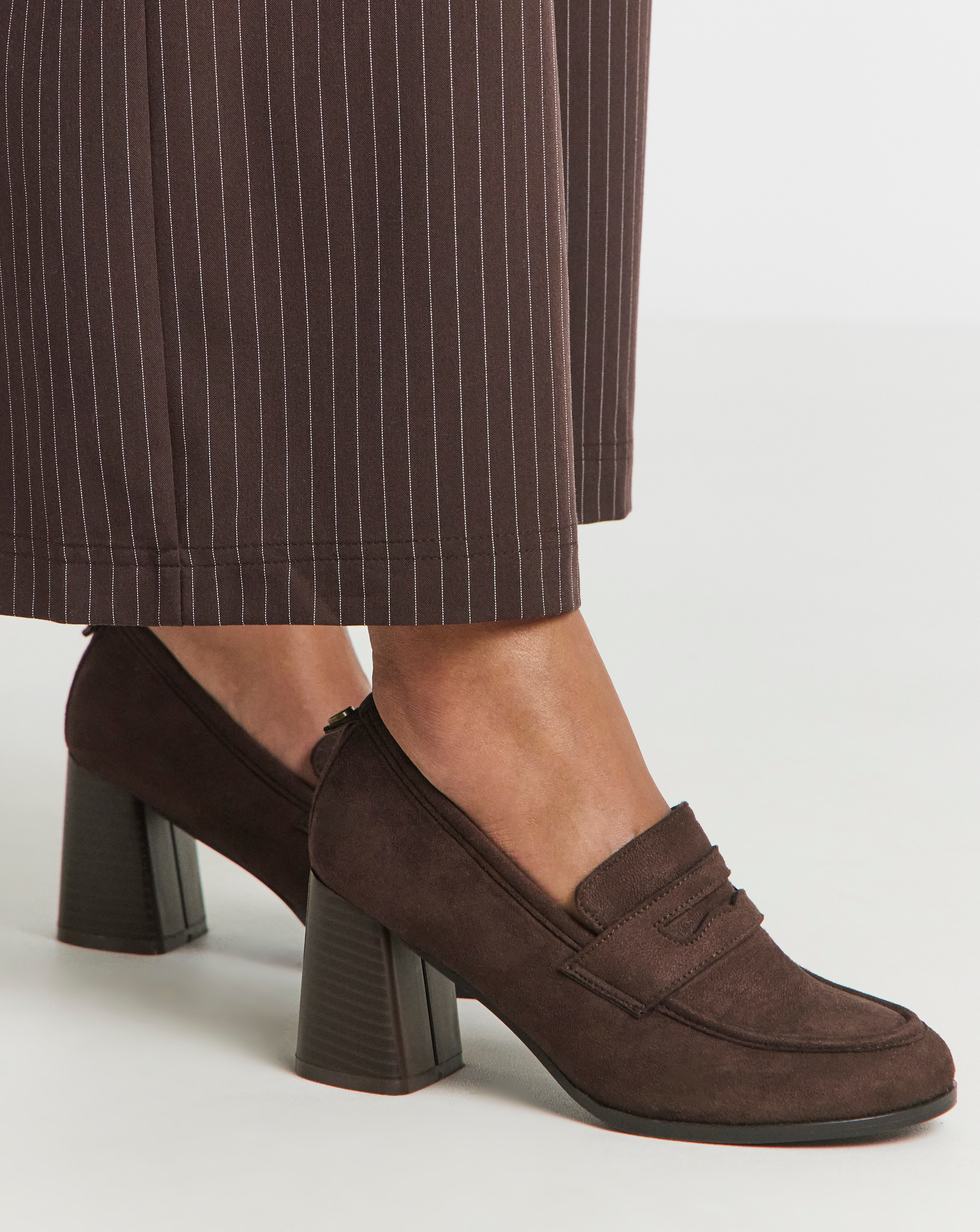 New In - Vintage Loafer Platform Heel Wide