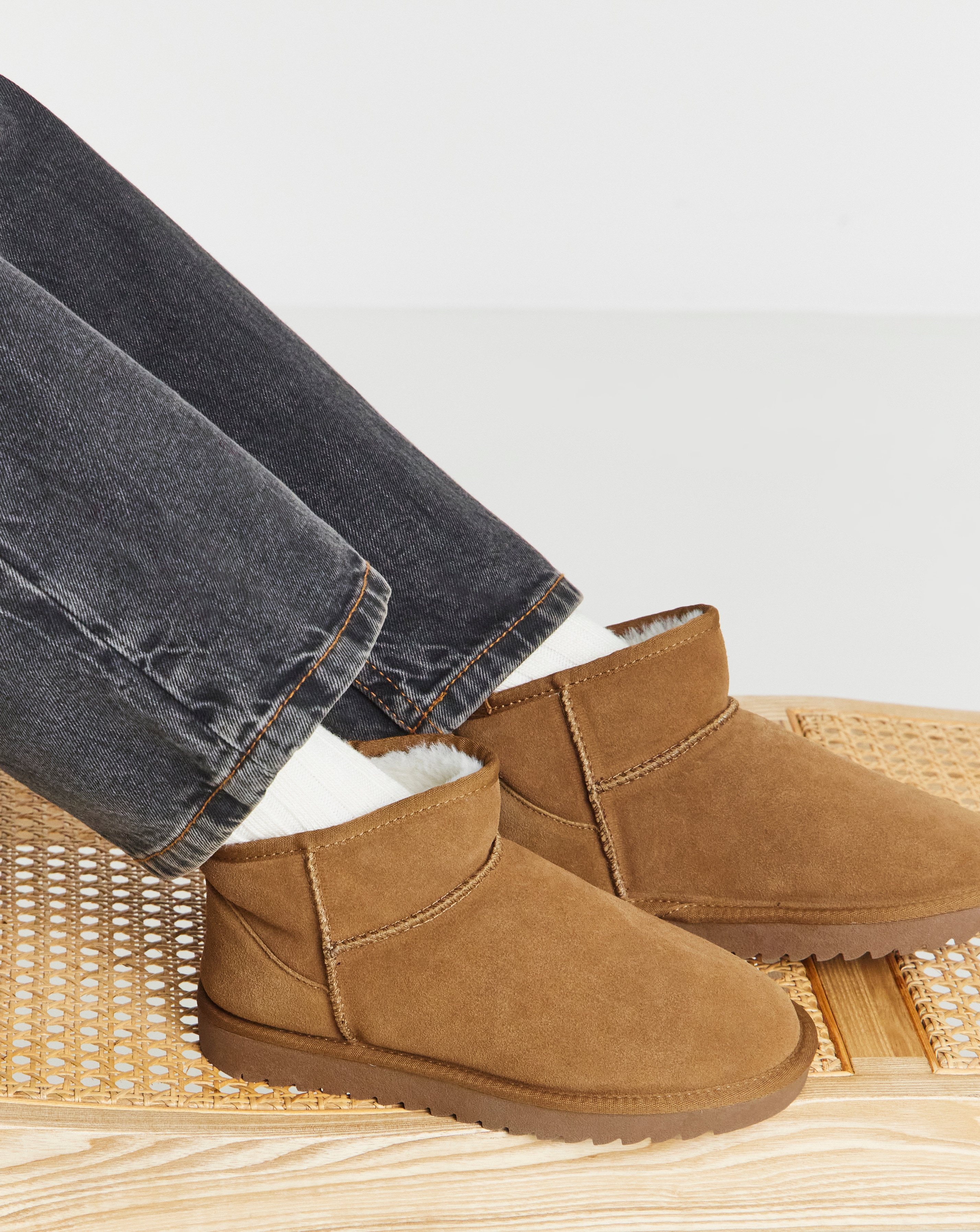 Low Cut Warm Lined Boot Wide