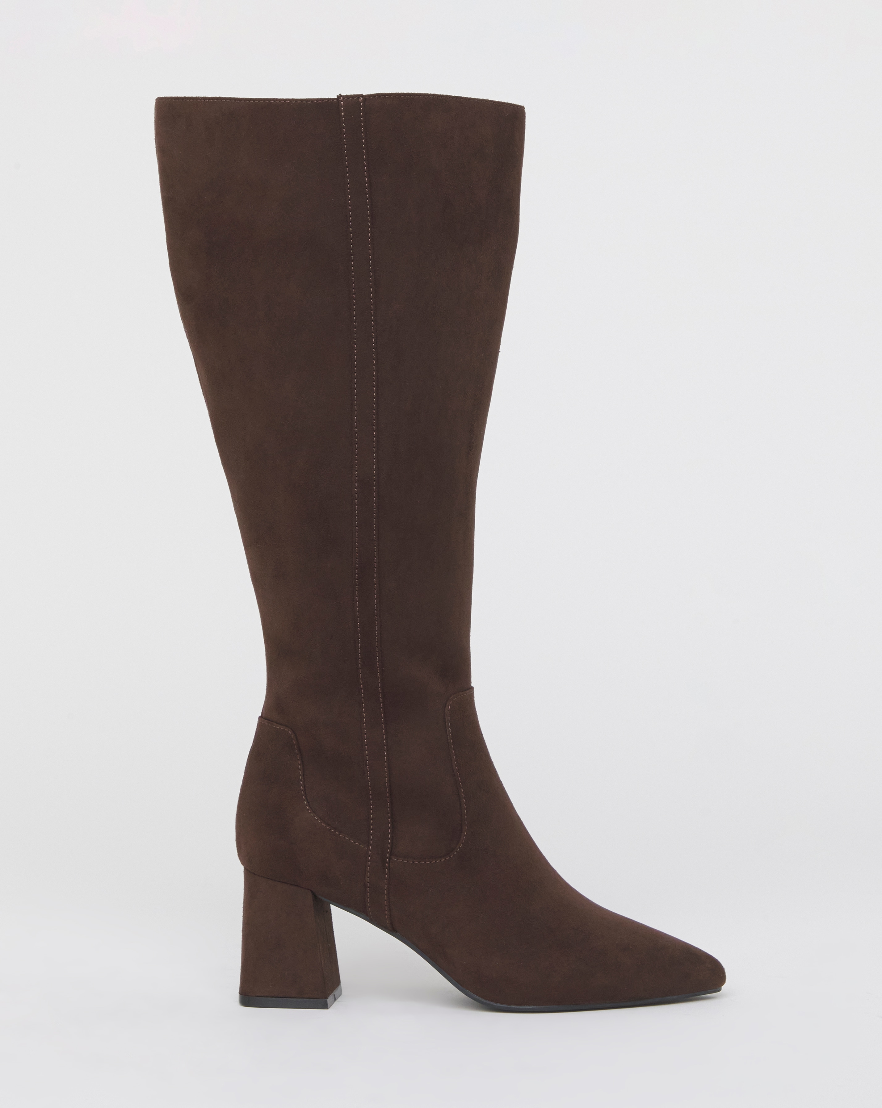 Point Knee High Boots Ex Wide SC