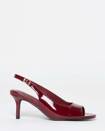 Bex Peep Toe Heel Sandals - Wide Fit (E)