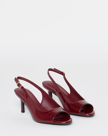 Bex Peep Toe Heel Sandals - Wide Fit (E)