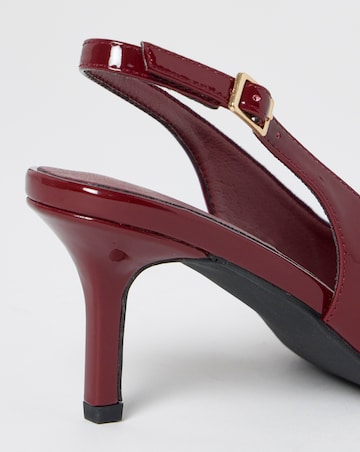 Bex Peep Toe Heel Sandals - Wide Fit (E)