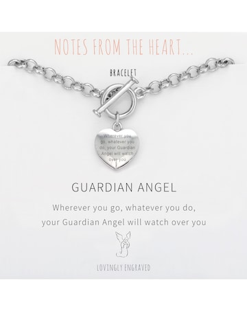 Guardian Angel Heart Bracelet