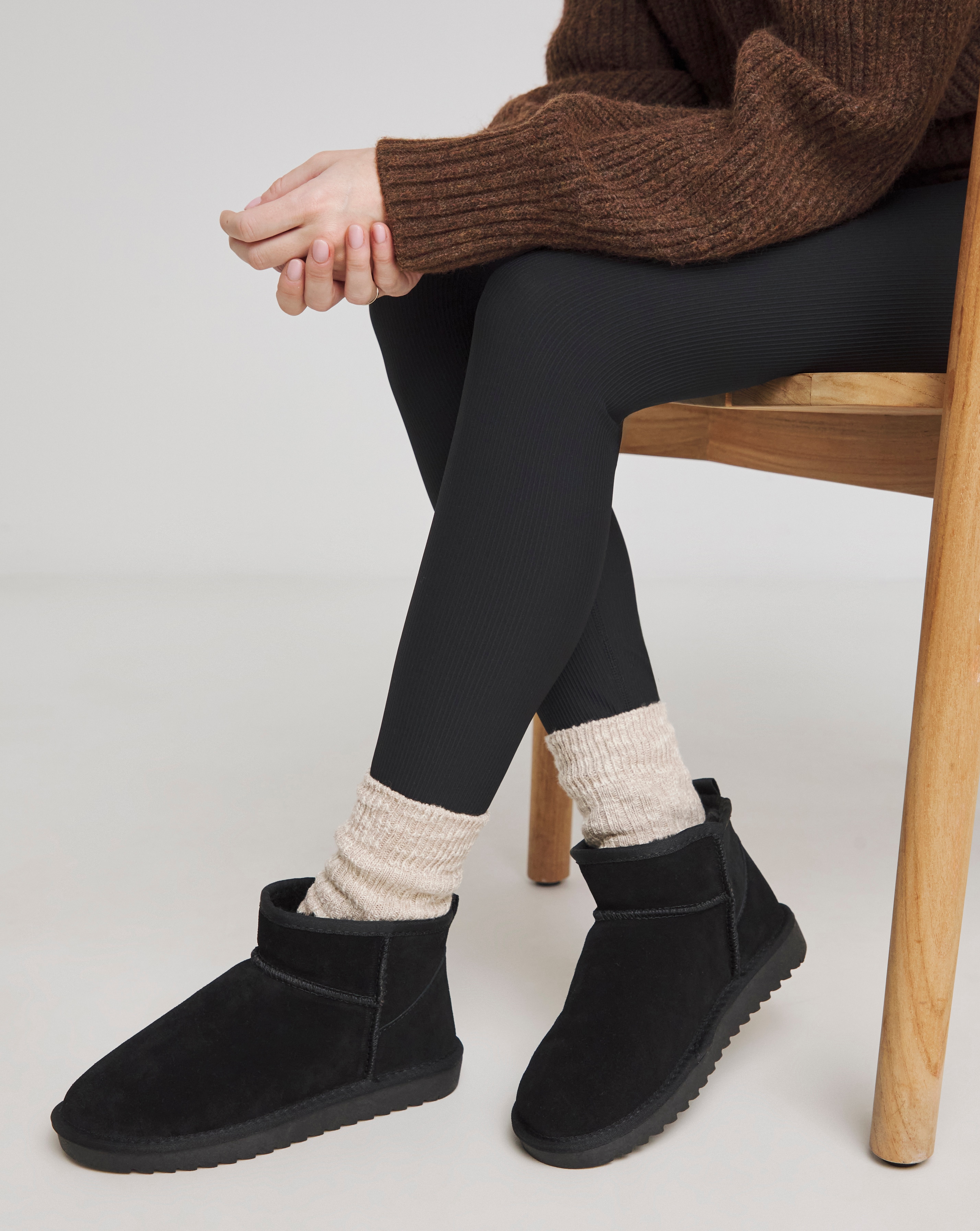 Low Cut Warm Lined Boot Wide