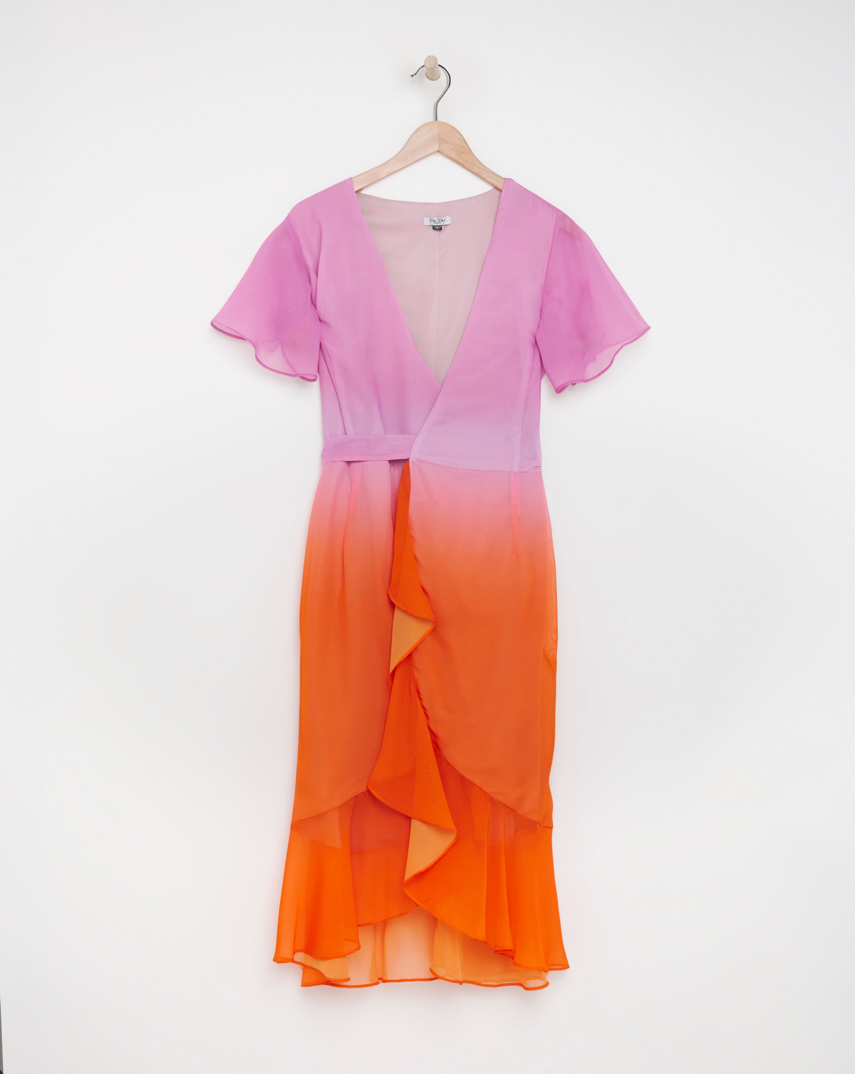 Chi London Wrap Midi Dress