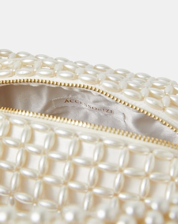 Accessorize Pearl Bridal Handbag