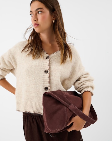 Accessorize Slouchy Suede Shoulder Bag