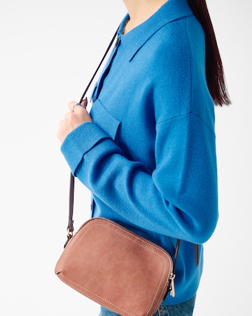 Accessorize Double Zip Crossbody Bag