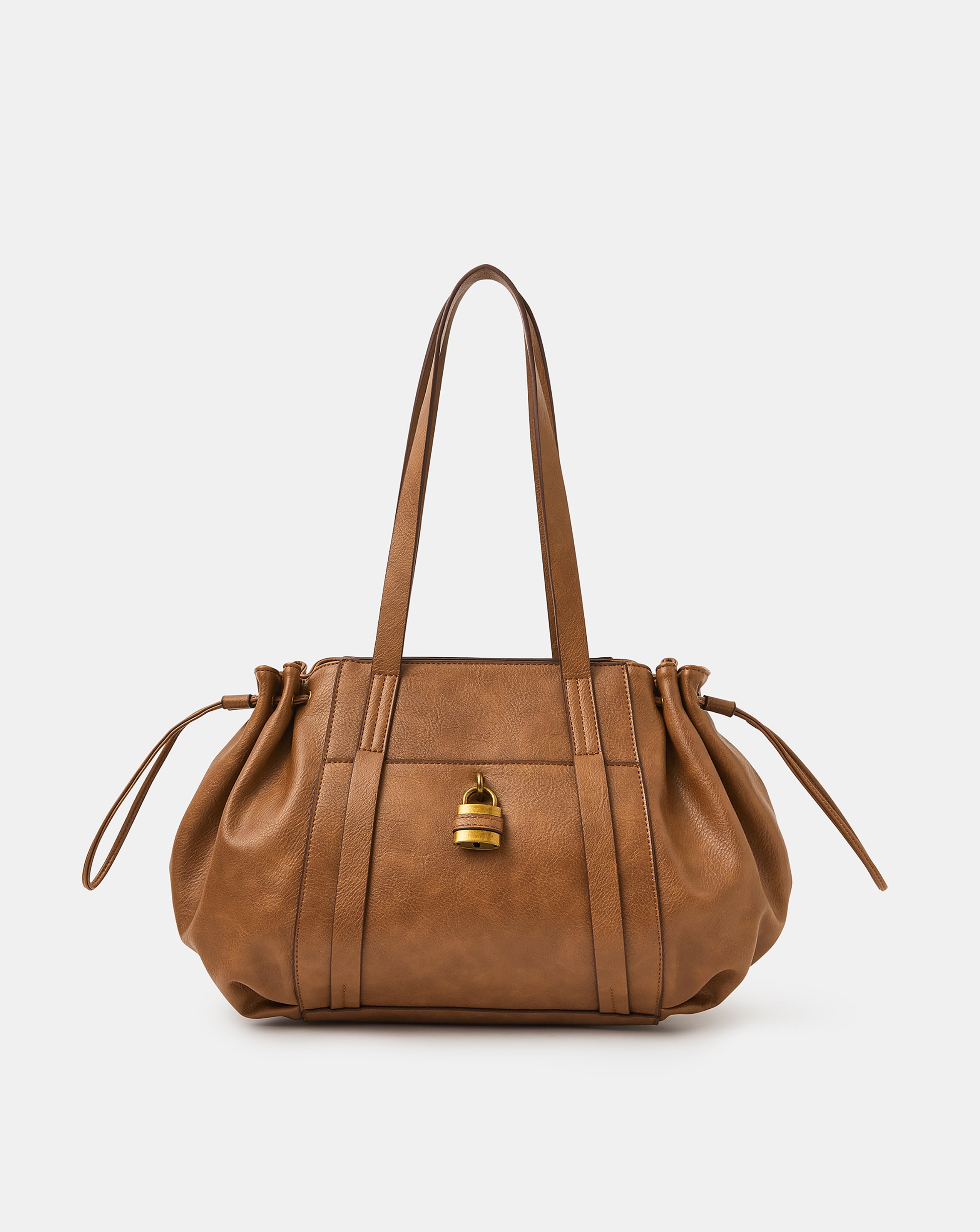 New In - Accessorize Padlock Ruched Shoulder Bag