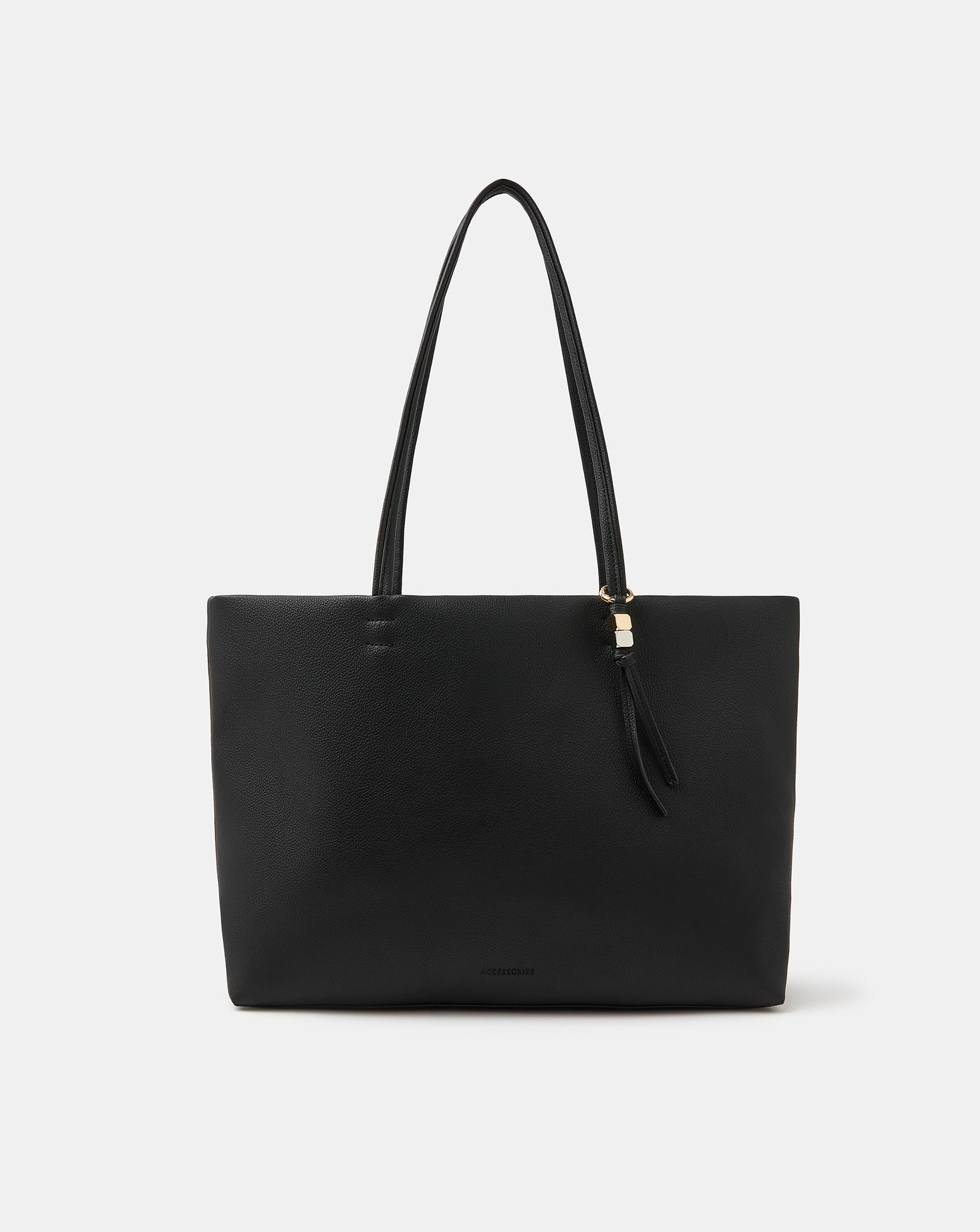 New In - Accessorize Charm Faux Leather Tote Bag