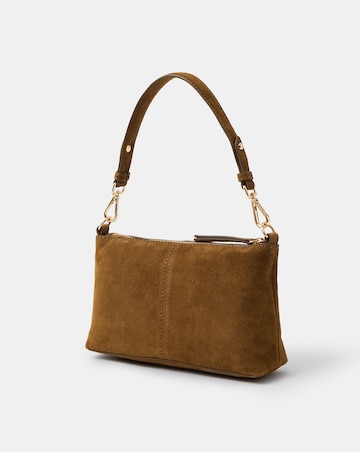 Accessorize Suede Crossbody Handbag