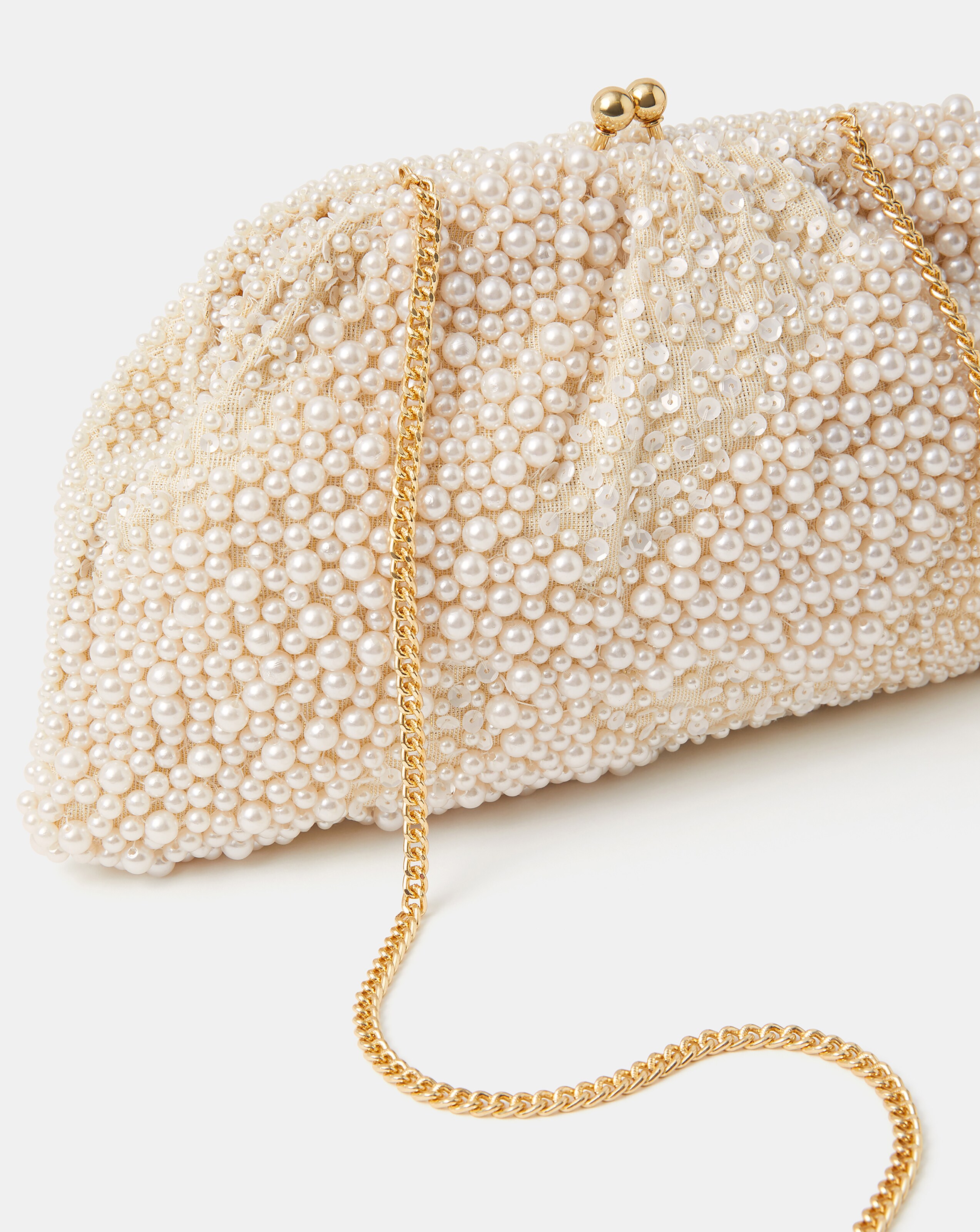 Accessorize Cloud Pearl Beaded Mini Bag | Ambrose Wilson