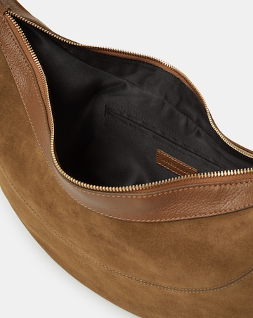 Accessorize Scoop Suede Shoulder Bag