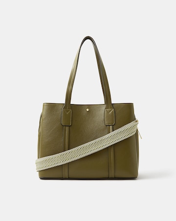 Accessorize Webbing Strap  Leather  Bag