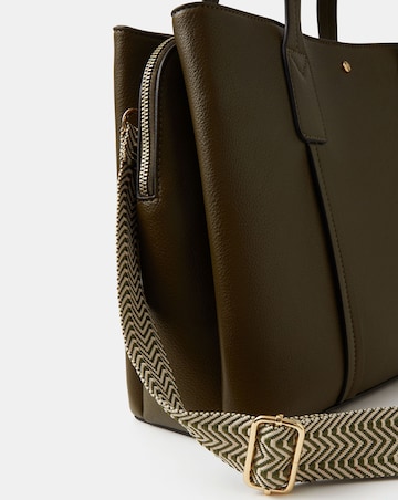 Accessorize Webbing Strap  Leather  Bag