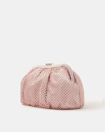 Accessorize Sequin Clip Frame Clutch Bag